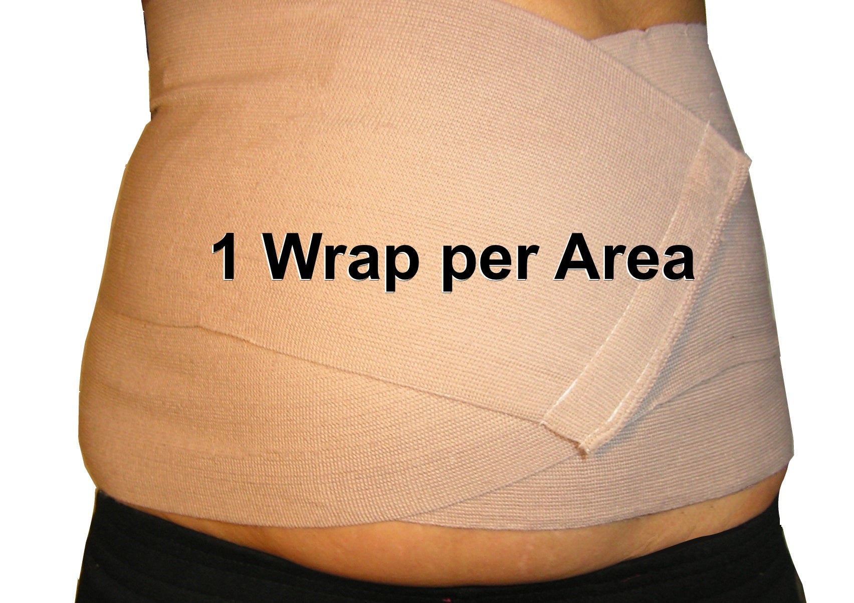 Pack of 3 Body Wrap Elastic Bandages - Ace Bandage with Velco - Neutripure